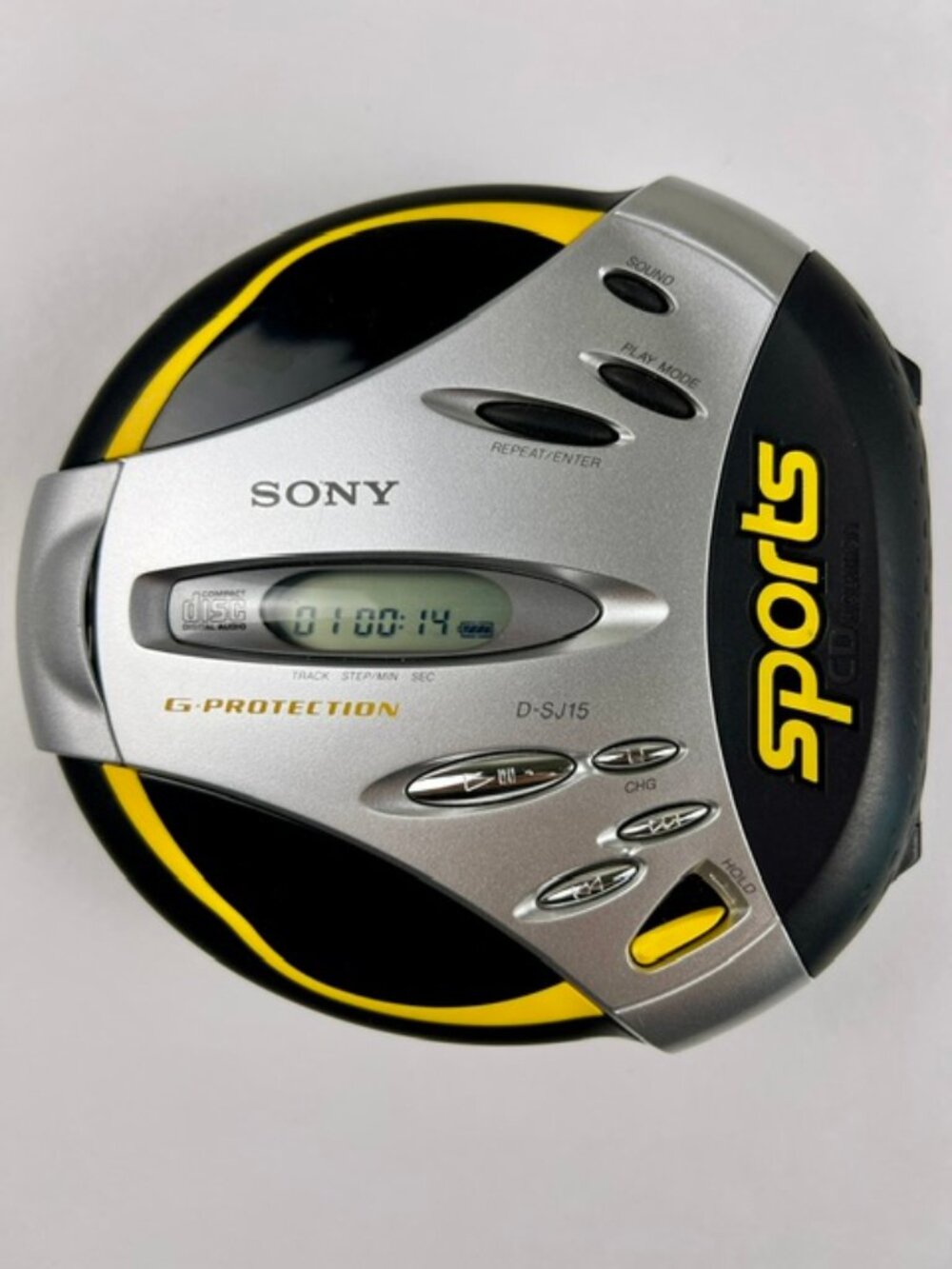 Sony D-SJ15 Sports CD Walkman Discman ORIGINAL Headphones Case TESTED